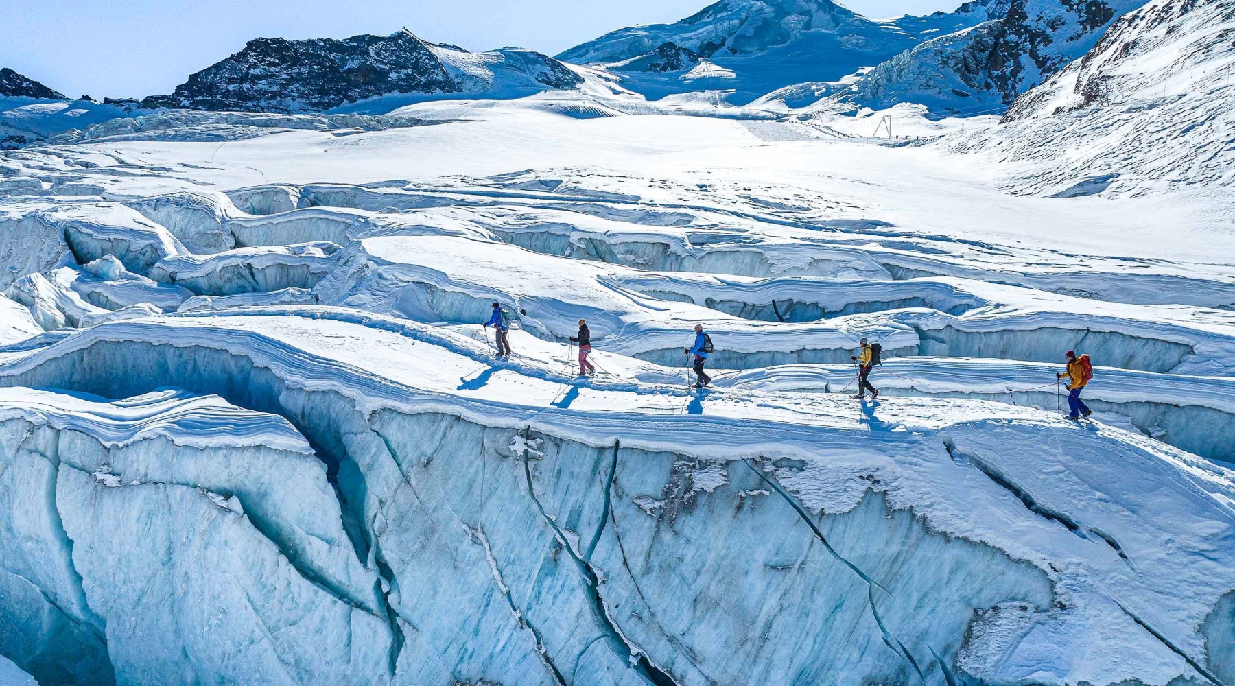 Ausflüge auf dem Gletscher